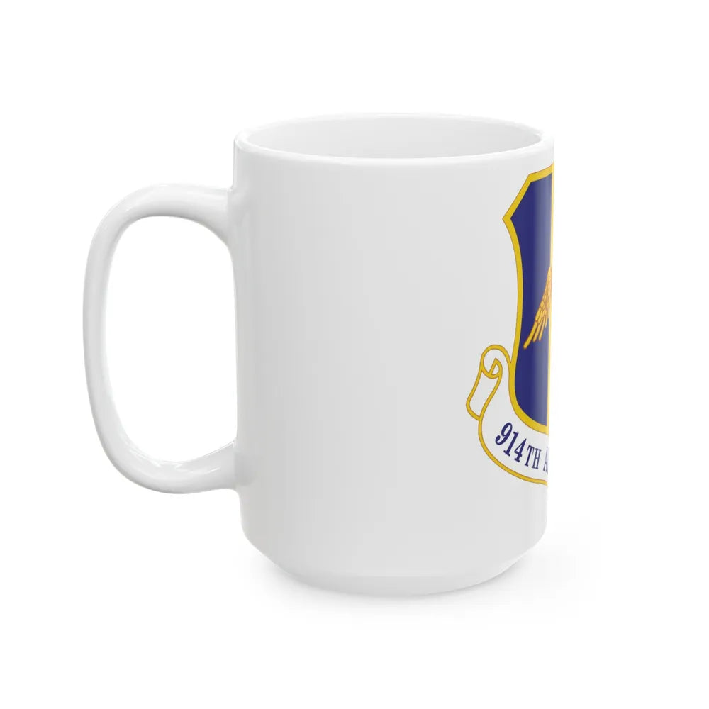 914th Airlift Wing (U.S. Air Force) White Coffee Mug-Go Mug Yourself