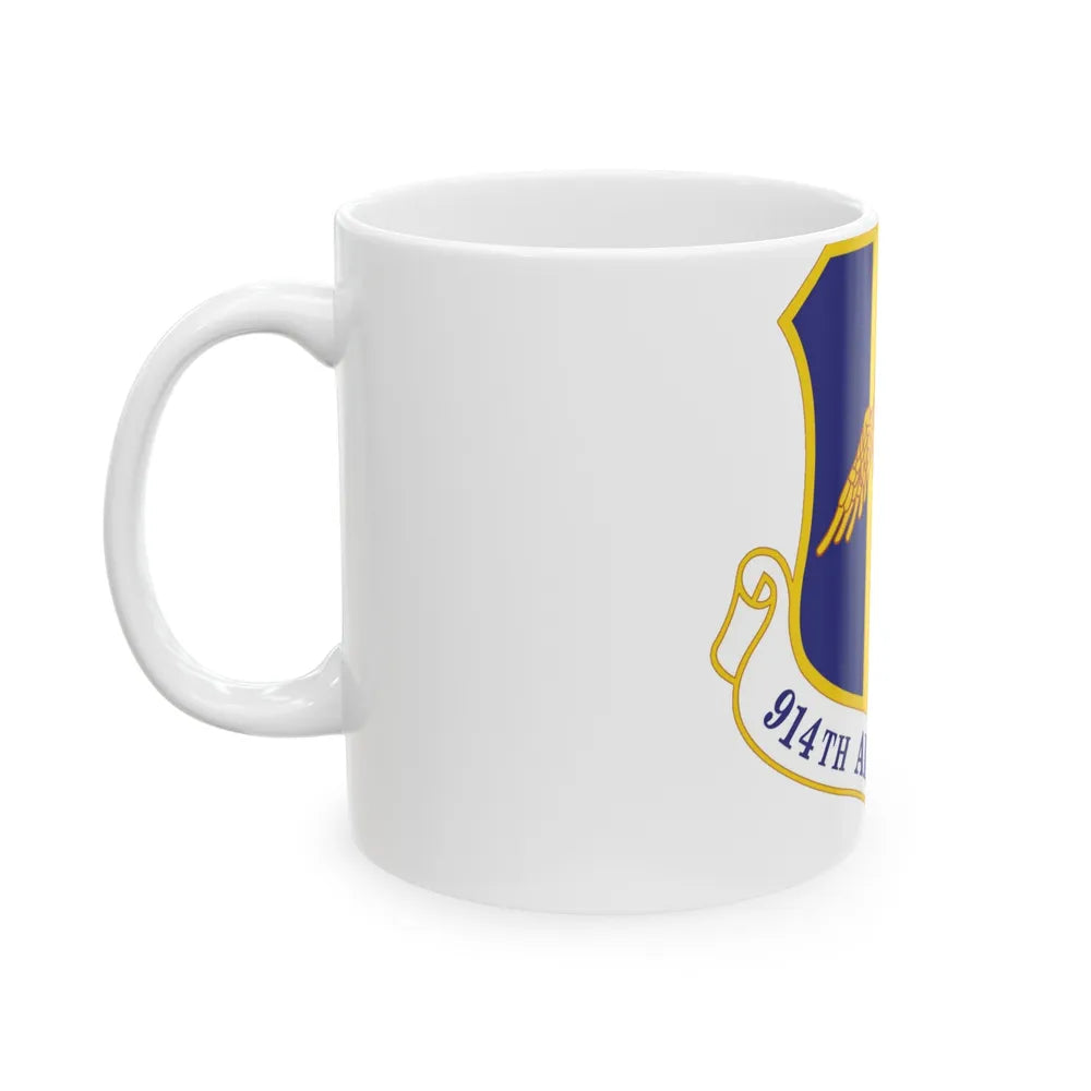 914th Airlift Wing (U.S. Air Force) White Coffee Mug-Go Mug Yourself