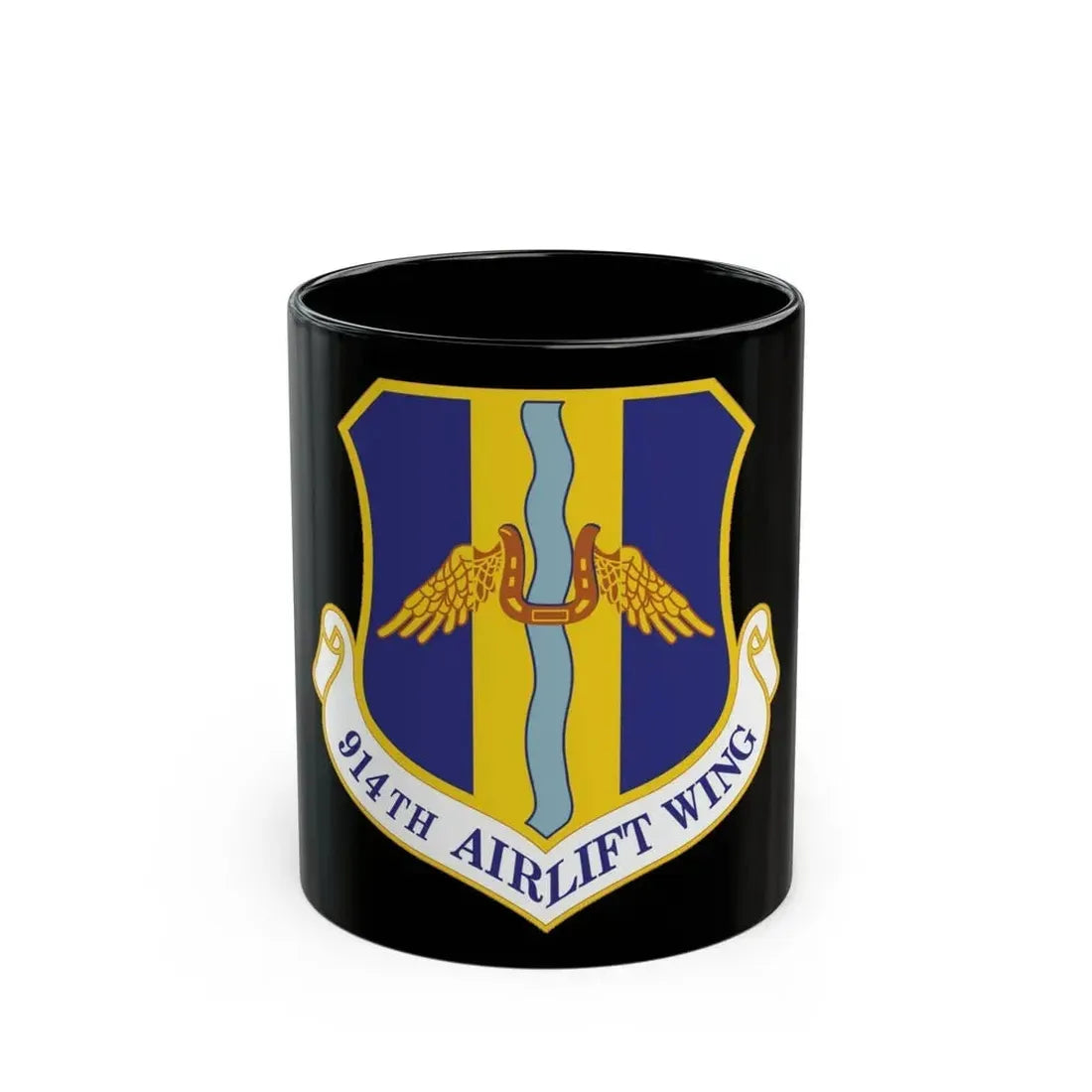 914th Airlift Wing (U.S. Air Force) Black Coffee Mug 11oz - Go Mug Yourself