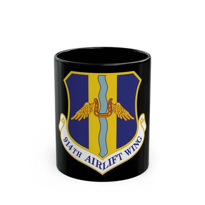 914th Airlift Wing (U.S. Air Force) Black Coffee Mug 11oz - Go Mug Yourself