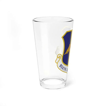914th Airlift Wing (U.S. Air Force) Pint Glass 16oz - Go Mug Yourself