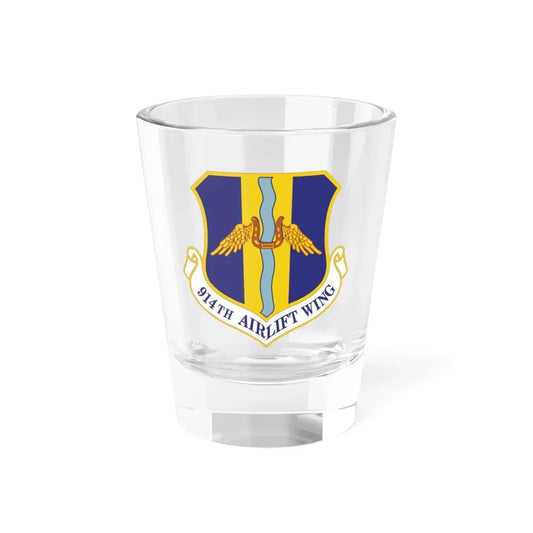 914th Airlift Wing (U.S. Air Force) Shot Glass 1.5oz 1.5oz - Go Mug Yourself