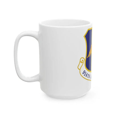 914th Airlift Wing (U.S. Air Force) White Coffee Mug - Go Mug Yourself