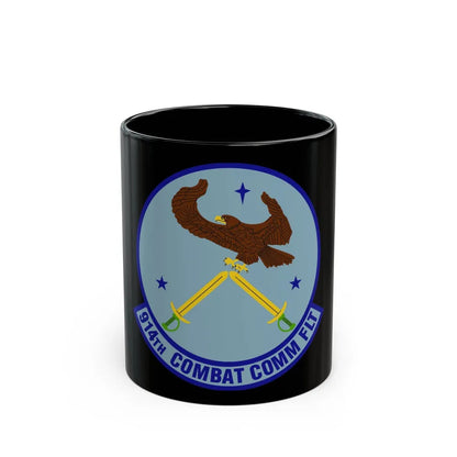 914th Combat Communications Flight (U.S. Air Force) Black Coffee Mug-11oz-Go Mug Yourself