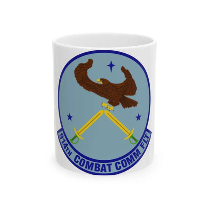 914th Combat Communications Flight (U.S. Air Force) White Coffee Mug-11oz-Go Mug Yourself