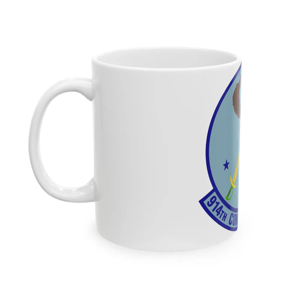 914th Combat Communications Flight (U.S. Air Force) White Coffee Mug-Go Mug Yourself