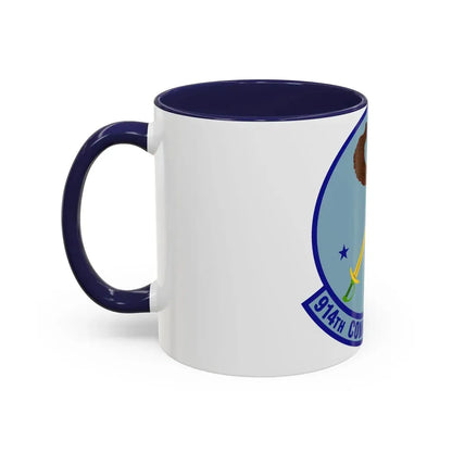 914th Combat Communications Flight (U.S. Air Force) Accent Coffee Mug - Go Mug Yourself