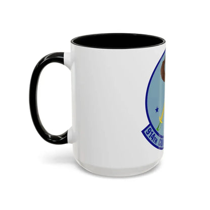 914th Combat Communications Flight (U.S. Air Force) Accent Coffee Mug - Go Mug Yourself