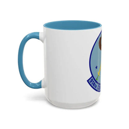 914th Combat Communications Flight (U.S. Air Force) Accent Coffee Mug - Go Mug Yourself