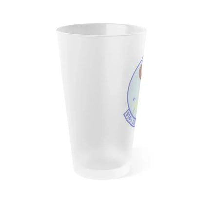 914th Combat Communications Flight (U.S. Air Force) Frosted Pint Glass 16oz - Go Mug Yourself