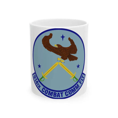 914th Combat Communications Flight (U.S. Air Force) White Coffee Mug 11oz - Go Mug Yourself