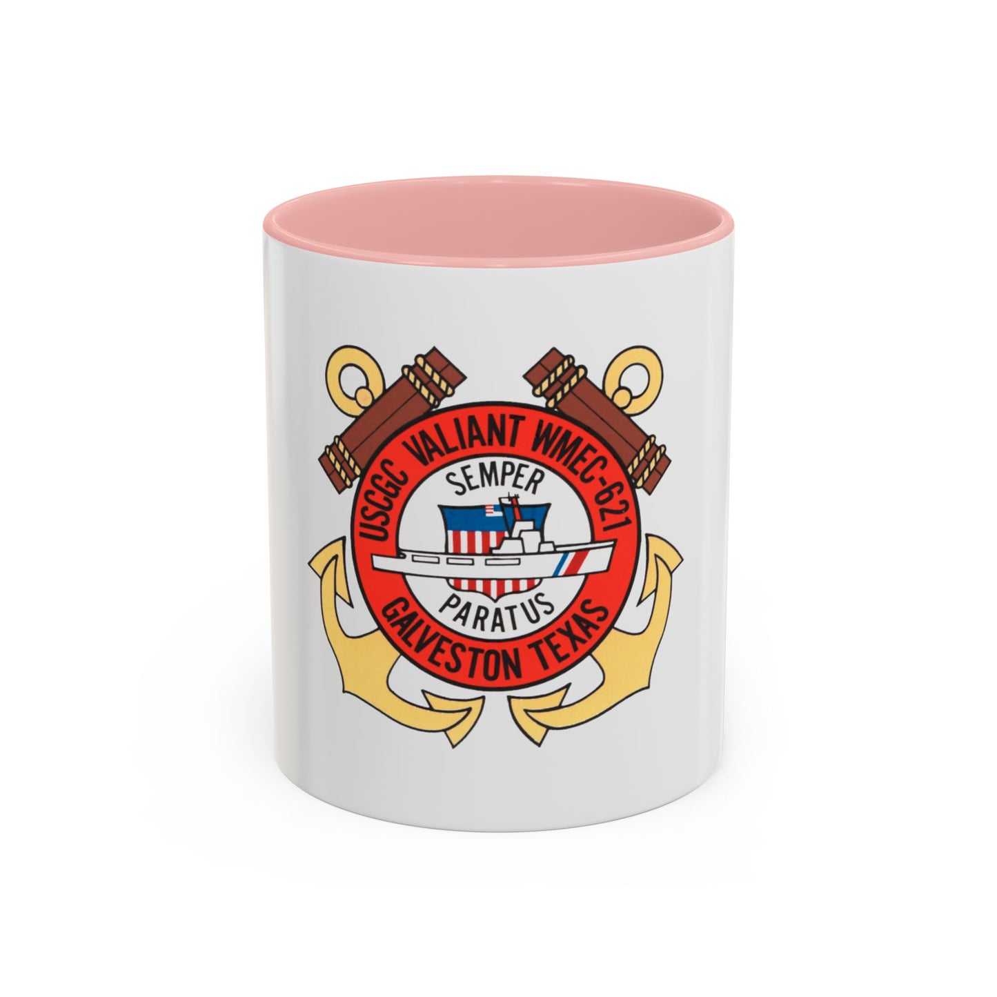 USCGC Valiant WMEC 621 (U.S. Coast Guard) Accent Coffee Mug