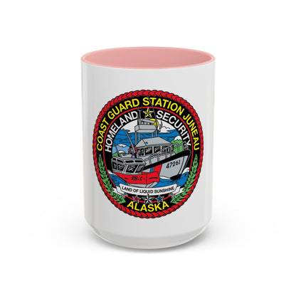 USCG Station Juneau Alaska   Homeland Security (U.S. Coast Guard) Accent Coffee Mug