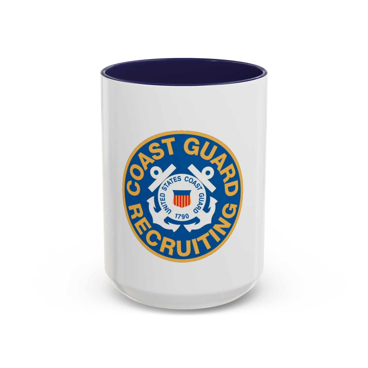 Coast Guard Recruiting (U.S. Coast Guard) Accent Coffee Mug