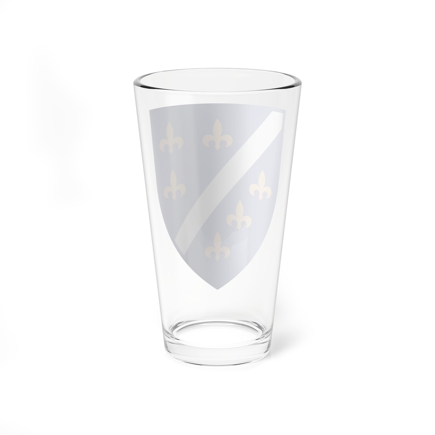 Unofficial version of the coat of arms of the Republic of Bosnia and Herzegovina 1992 - 1998 (Bosnia and Herzegovina) (Coat of Arms) Pint Glass 16oz