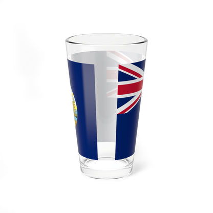Flag of Hong Kong 1955-1959 (China) Pint Glass 16oz
