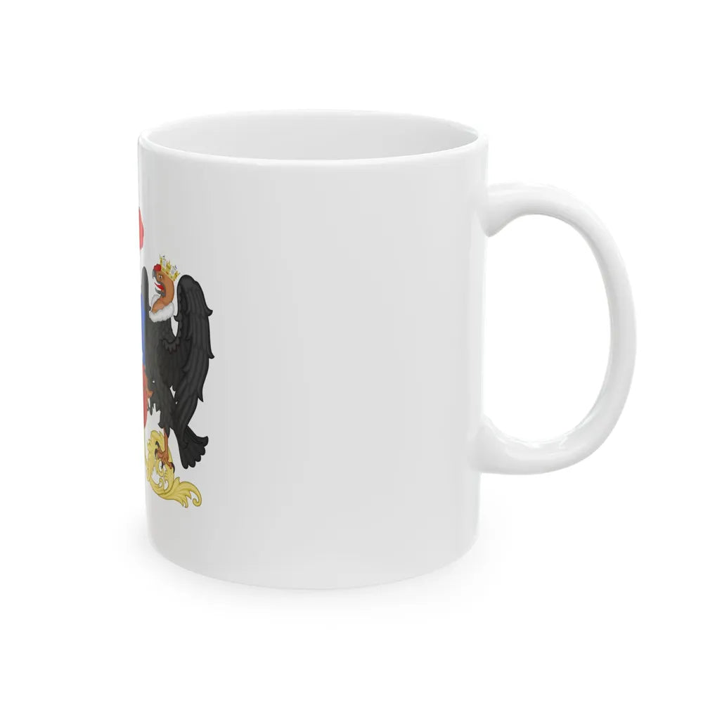 Coat of Arms of Chile (1834-1920) - White Coffee Mug-Go Mug Yourself