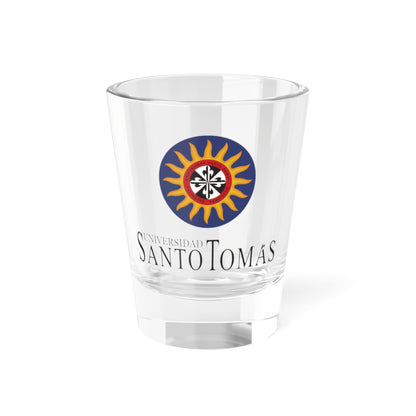 Logo de la Santo Tomás 1 (Colombia) (Coat of Arms) Shot Glass 1.5oz