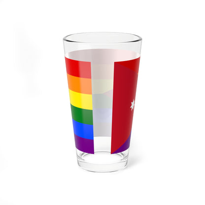 Jordan LGBT Flag (Jordan) Pint Glass 16oz