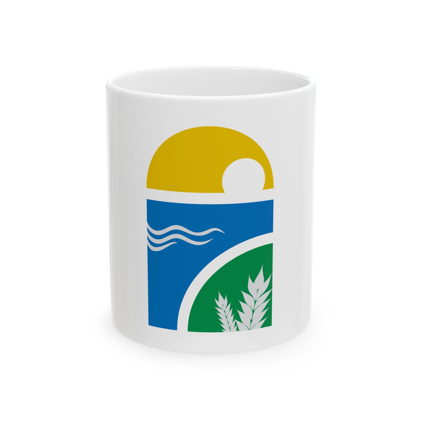 Coat of arms of Canelones Department - White Coffee Mug