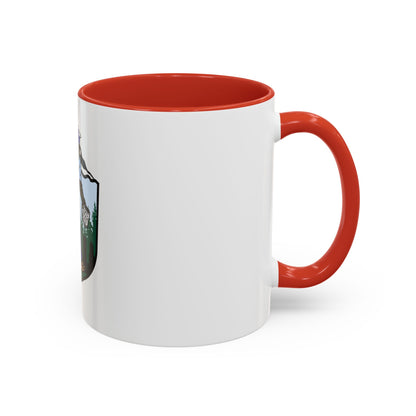 USCG Sailor Squatch (U.S. Coast Guard) Accent Coffee Mug