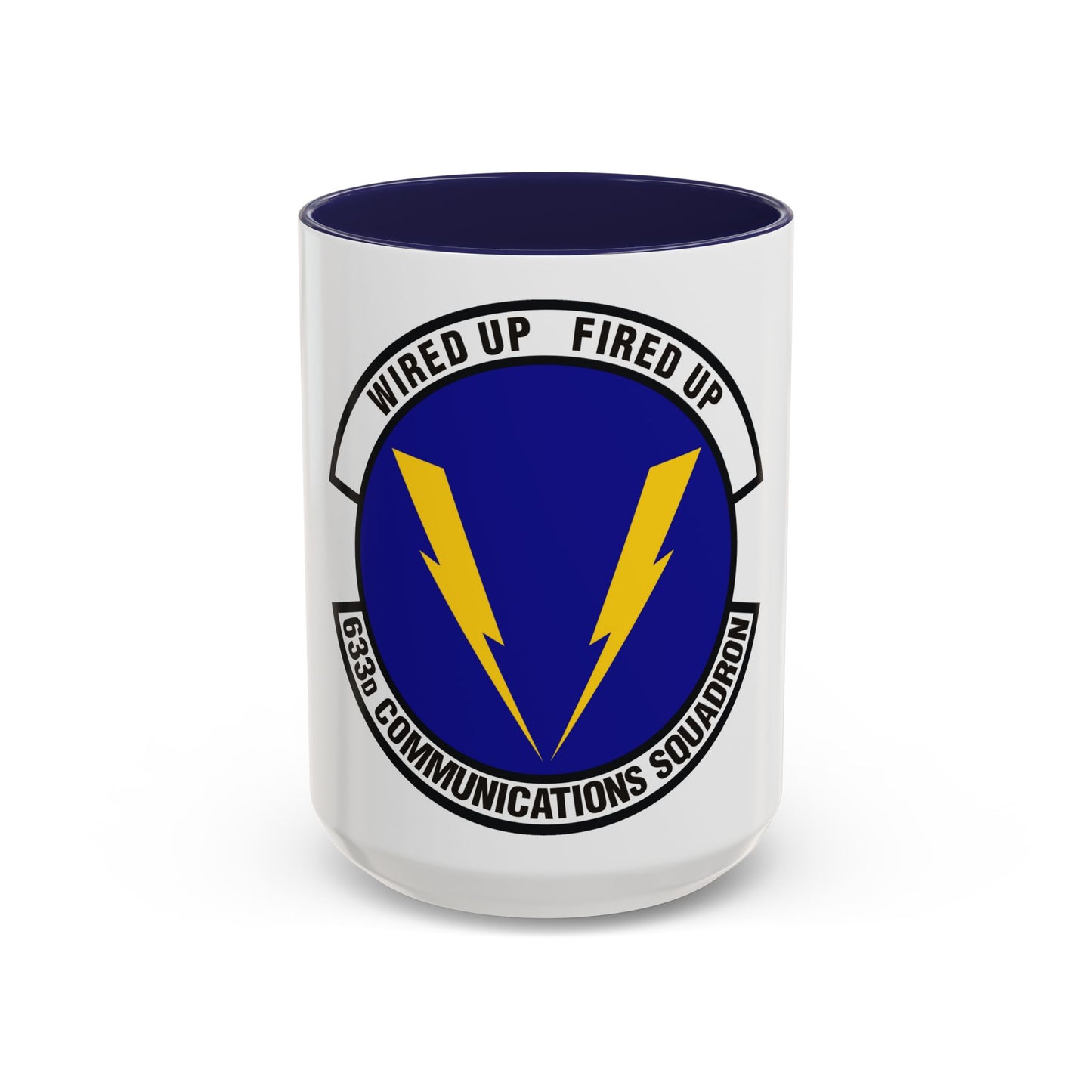 633d Communications Squadron (U.S. Air Force) Accent Coffee Mug