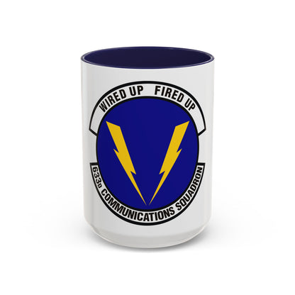 633d Communications Squadron (U.S. Air Force) Accent Coffee Mug