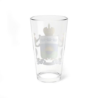 Coat of Arms of Tyumen Oblast (Russia) (Coat of Arms) Pint Glass 16oz
