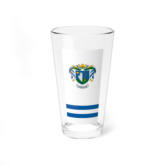 Flag of Szello (Hungary) Pint Glass 16oz