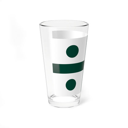 Rank flag of the South African Navy - Rear Admiral 1972-1981 (South Africa) Pint Glass 16oz