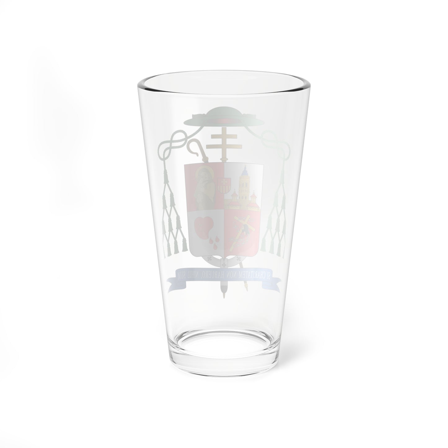 Escudo de Florencio Roselló Avellanas (Spain) (Coat of Arms) Pint Glass 16oz