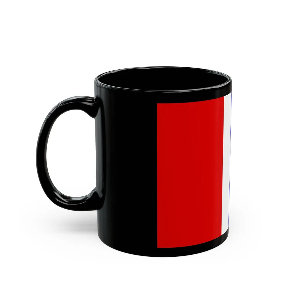 Flag of Omsk Oblast Russia - Black Coffee Mug-Go Mug Yourself