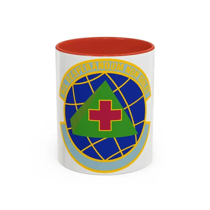916 Aerospace Medicine Squadron AFRC (U.S. Air Force) Accent Coffee Mug 11oz Red - Go Mug Yourself