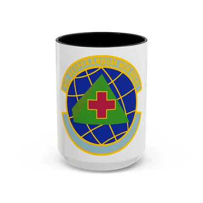 916 Aerospace Medicine Squadron AFRC (U.S. Air Force) Accent Coffee Mug 15oz Black - Go Mug Yourself