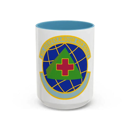 916 Aerospace Medicine Squadron AFRC (U.S. Air Force) Accent Coffee Mug 15oz Light Blue - Go Mug Yourself