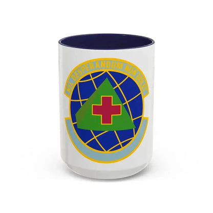 916 Aerospace Medicine Squadron AFRC (U.S. Air Force) Accent Coffee Mug 15oz Navy - Go Mug Yourself