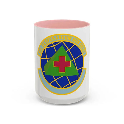 916 Aerospace Medicine Squadron AFRC (U.S. Air Force) Accent Coffee Mug 15oz Pink - Go Mug Yourself