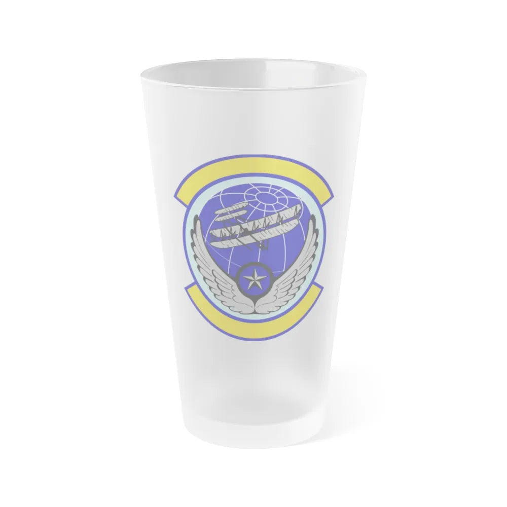 916 Aircraft Maintenance Squadron AFRC (U.S. Air Force) Frosted Pint Glass 16oz-16oz-Frosted-Go Mug Yourself