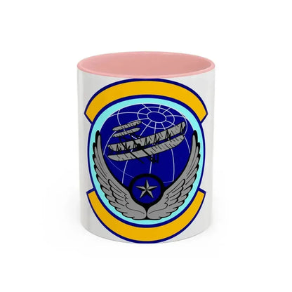 916 Aircraft Maintenance Squadron AFRC (U.S. Air Force) Accent Coffee Mug 11oz Pink - Go Mug Yourself