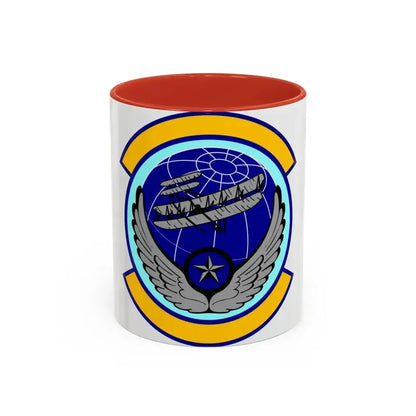 916 Aircraft Maintenance Squadron AFRC (U.S. Air Force) Accent Coffee Mug 11oz Red - Go Mug Yourself