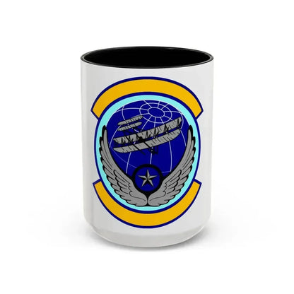 916 Aircraft Maintenance Squadron AFRC (U.S. Air Force) Accent Coffee Mug 15oz Black - Go Mug Yourself
