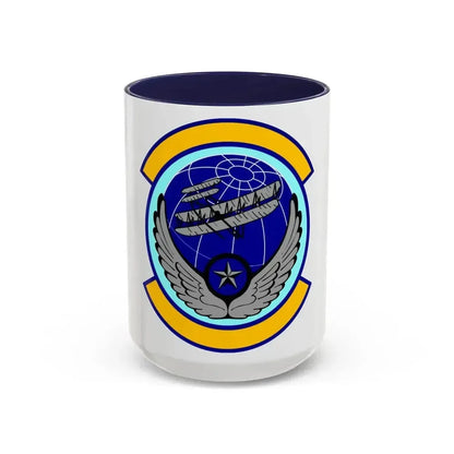 916 Aircraft Maintenance Squadron AFRC (U.S. Air Force) Accent Coffee Mug 15oz Navy - Go Mug Yourself
