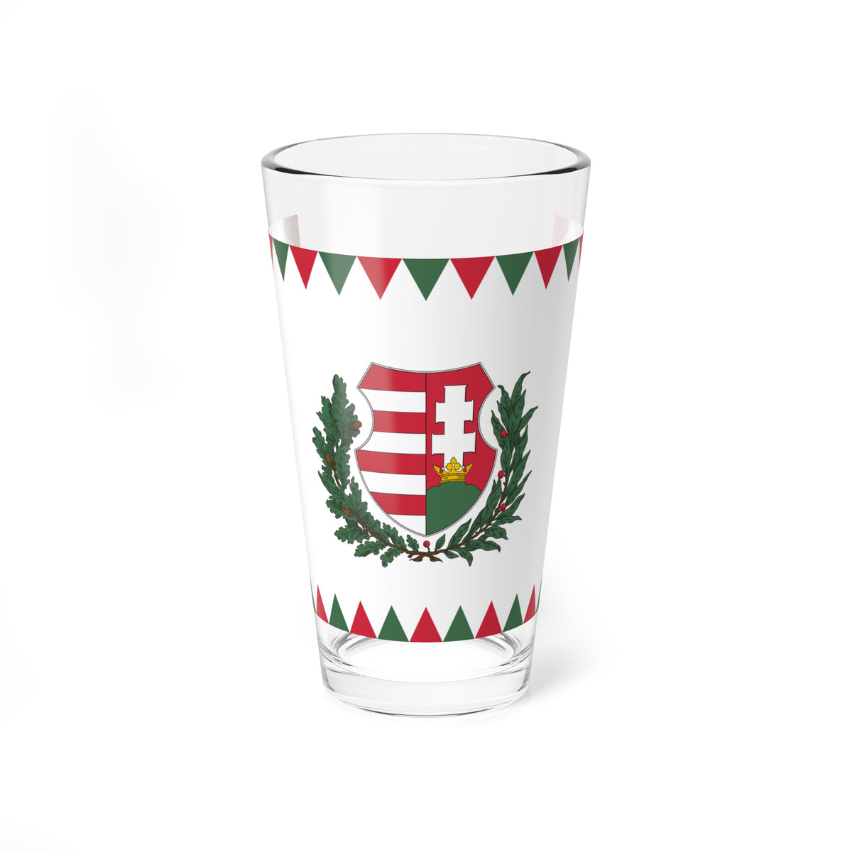 Naval Ensign of Hungary 1948-1950 (Hungary) Pint Glass 16oz