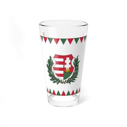 Naval Ensign of Hungary 1948-1950 (Hungary) Pint Glass 16oz