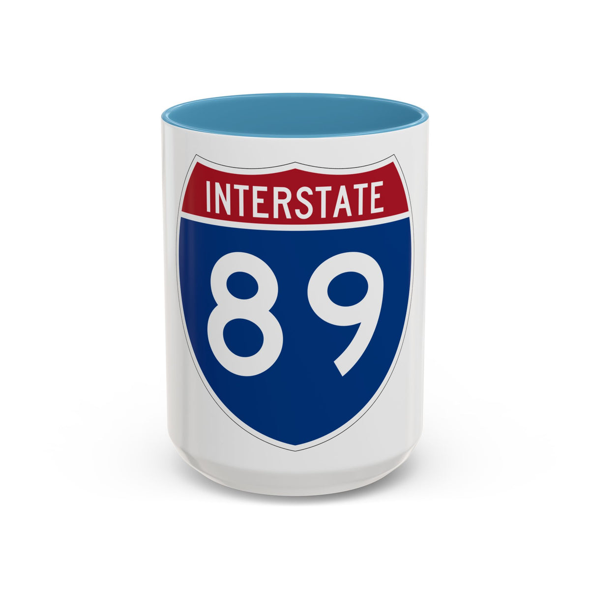 Interstate 89 (U.S. Highways) Accent Coffee Mug