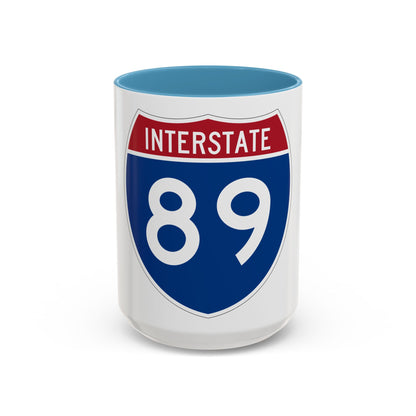 Interstate 89 (U.S. Highways) Accent Coffee Mug
