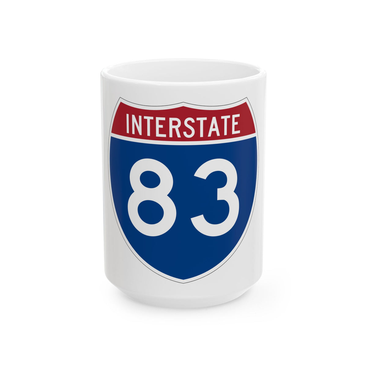 Interstate 83 (U.S. Highways) White Coffee Mug