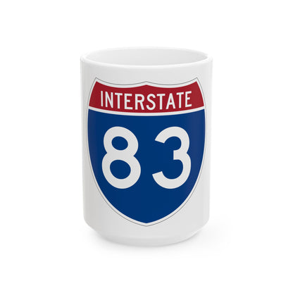 Interstate 83 (U.S. Highways) White Coffee Mug