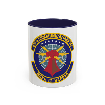 507th Communications Flight (U.S. Air Force) Accent Coffee Mug