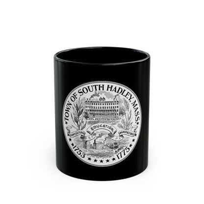 Seal of South Hadley Massachusetts - Black Coffee Mug